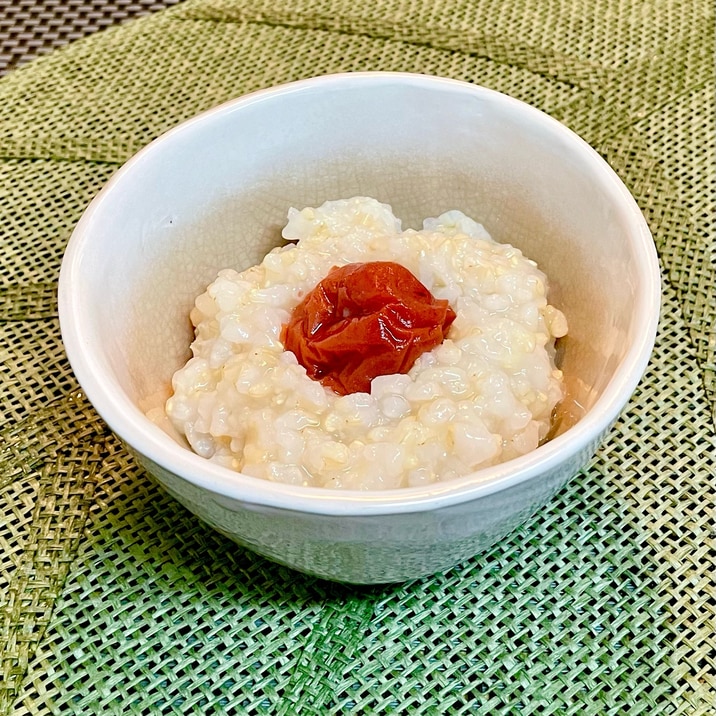 ダイエッターの強い味方♡食べ応え十分ぽってり玄米粥